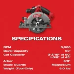 MILWAUKEE Cordless Tool Combination Kit: 7 Tools, 18 V DC Volt, Battery Included, M18 FUEL™, M18™ - Image 2