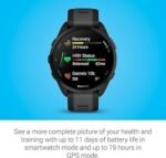 Garmin Forerunner 165, Running Smartwatch, Colorful AMOLED Display, Training Metrics and Recovery Insights, Black - Image 3