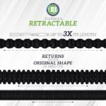 J&B XpandaHose 150ft Expandable Garden Hose – Ultra-Strong 3750D, 4-Layer Latex Core, Brass 3/4″ Connectors, 10-Pattern Nozzle & Storage Bag – Lightweight, Kink-Reducing, Leak-Resistant - Image 5